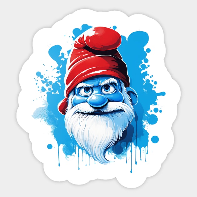 papa smurf Sticker by lets find pirate